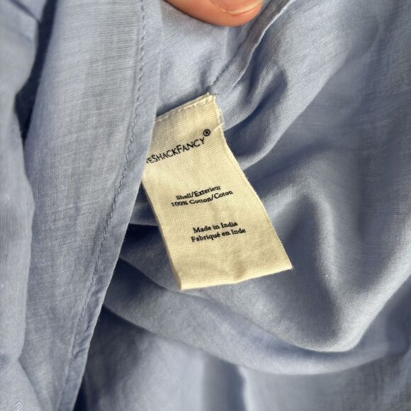 LoveShackFancy Natasha Dress Blue - Picture 4 of 7